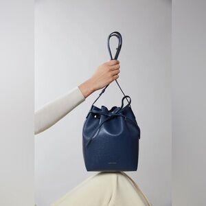 Mansur Gavriel Navy Bucket Bag